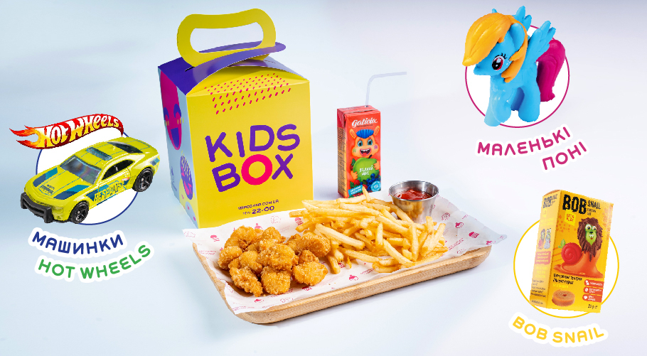  Kids Box з нагетсами та іграшкою з доставкою від Yaposhka