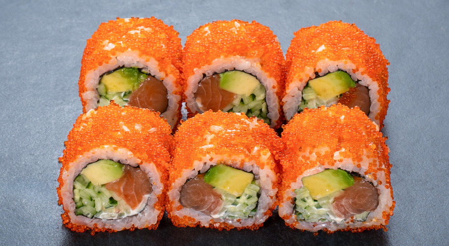  Рол каліфорнія з лососем з доставкою від Yaposhka