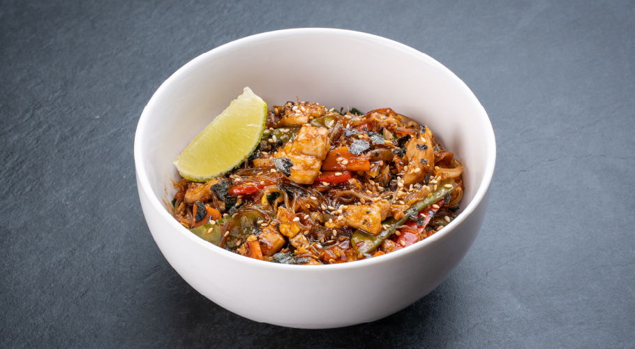  Фунчоза з курчам та азійским соусом вок з доставкою від Yaposhka