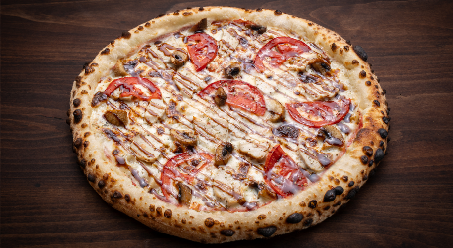  Піца з курячим філе та грибами з доставкою від Yaposhka