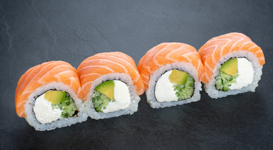  Premium Philadelphia roll with avocado 1/2 delivery from Yaposhka