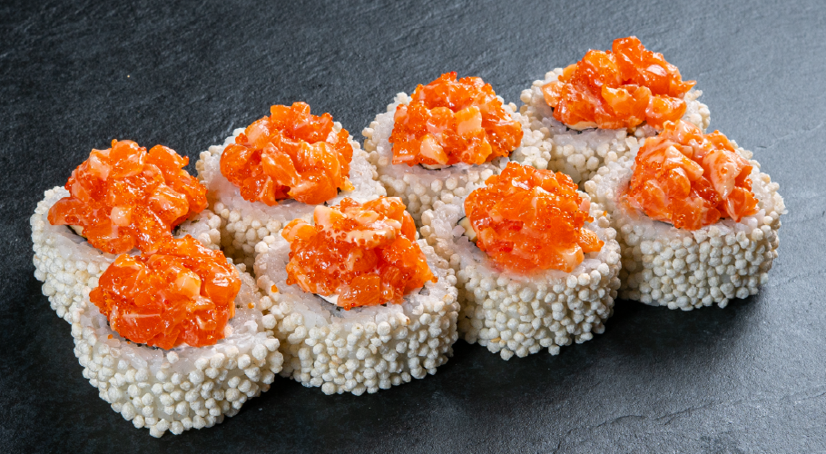  Рол спайсі лосось в рисових кульках з доставкою від Yaposhka