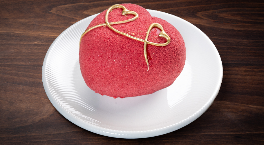  Полуничне серце з доставкою від Yaposhka