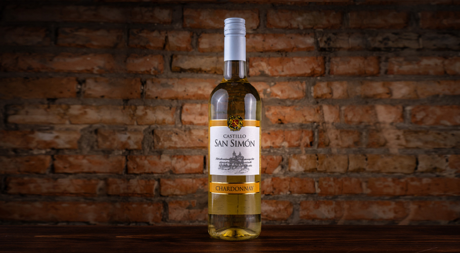  Вино Castillo San Simon Chardonnay, J.Garcia Carrion біле сухе з доставкою від Yaposhka
